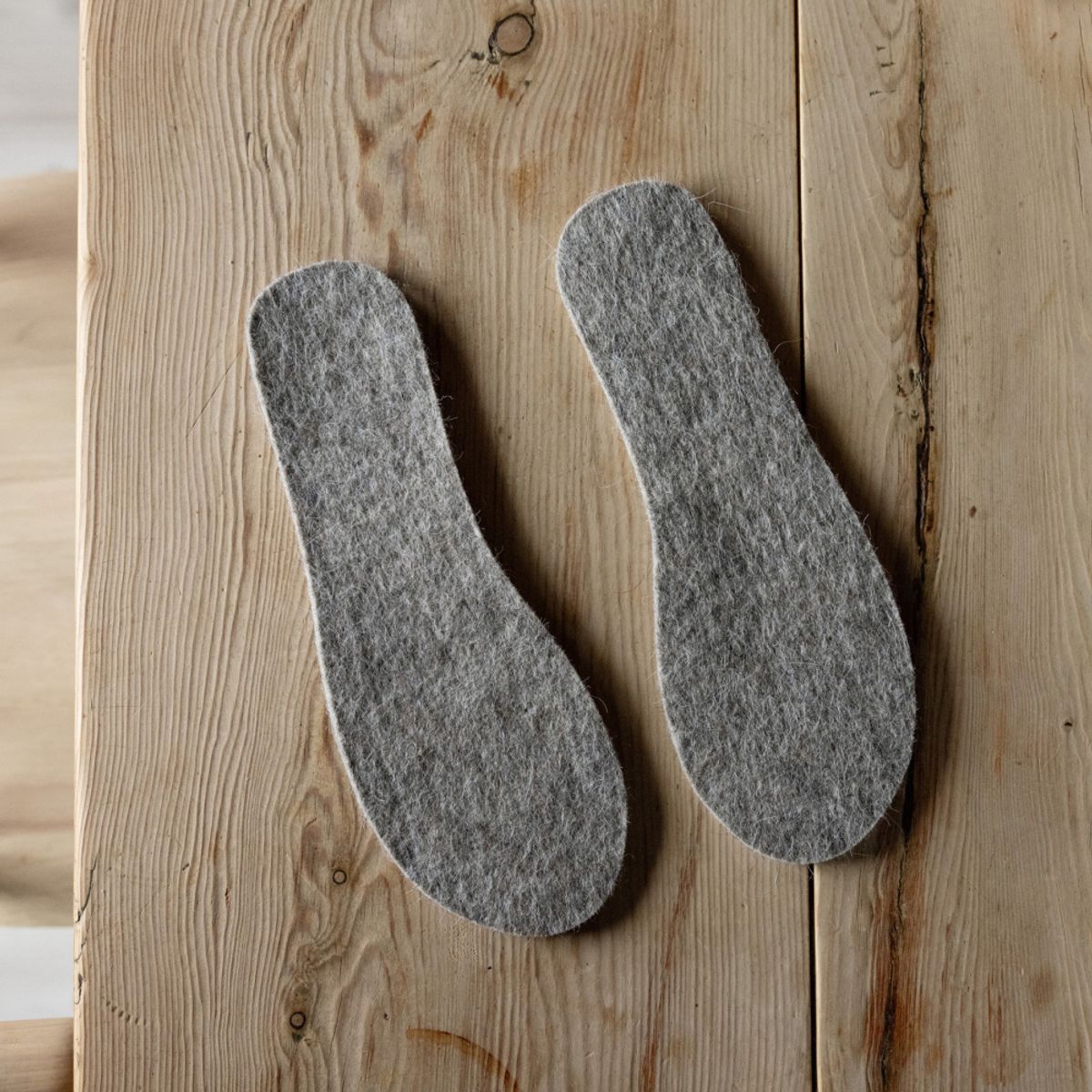 Wool Soles Precut Eco - Natural brown